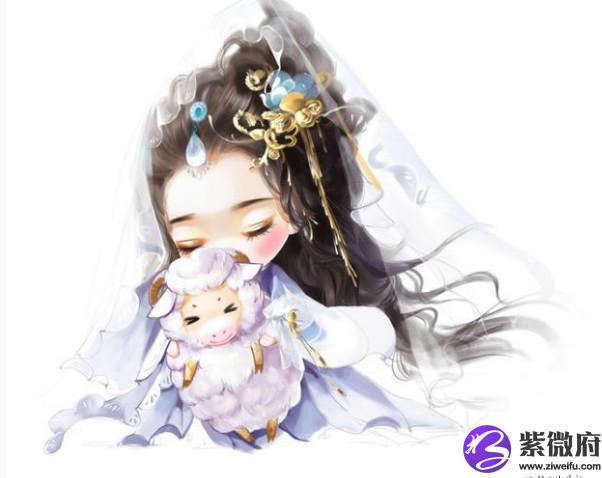 q版十二星座女孩古代
