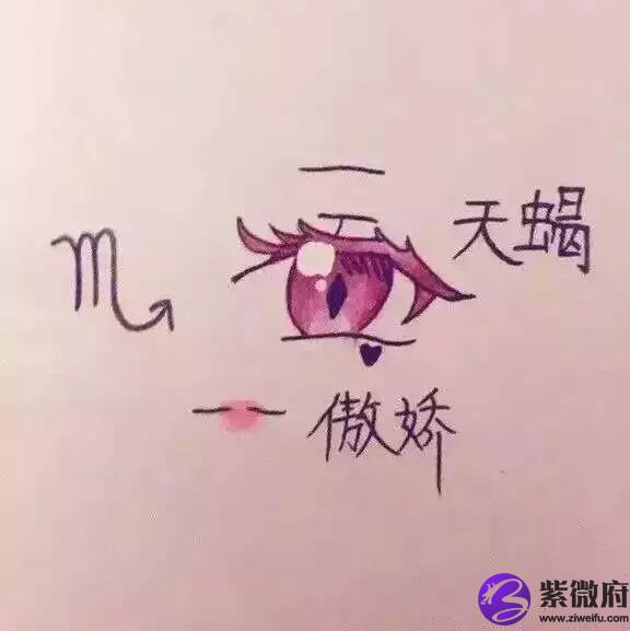 十二星座眼睛手绘步骤